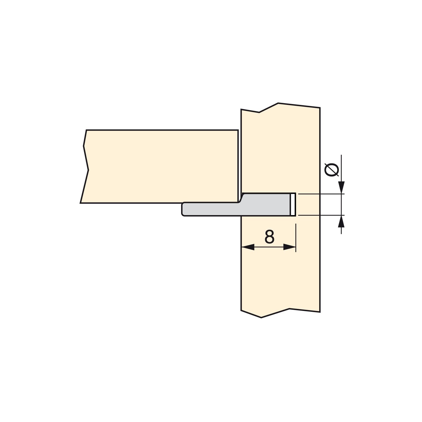 Reggipiano a paletta