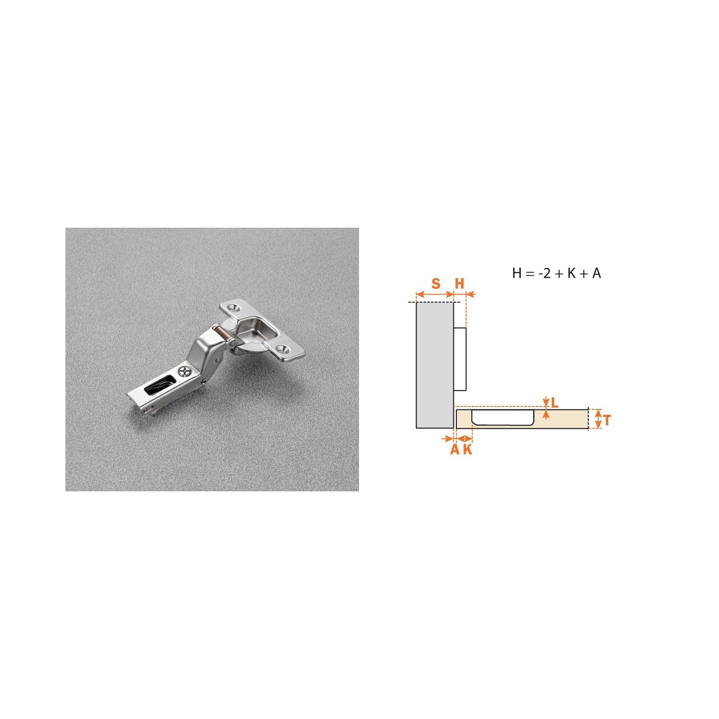 Cerniera Salice Serie 200- 94° Collo 17