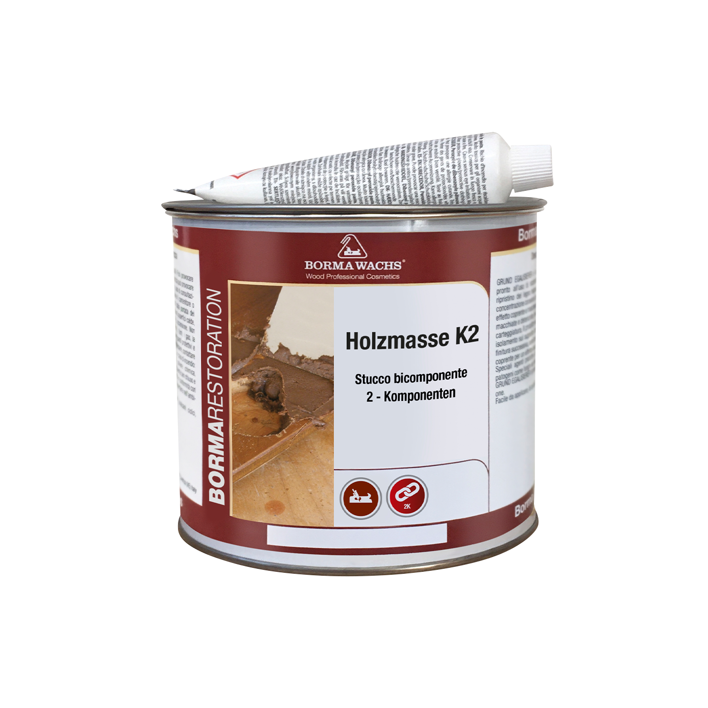 STUCCO BICOMPONENTE K2 750ML CILIEGIO