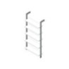 Set staffe Zero per 5 mensole in legno