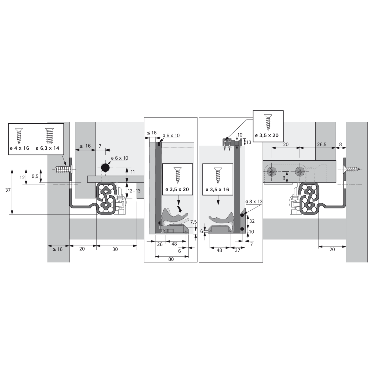 Guide Quadro YOU sistema Push to open