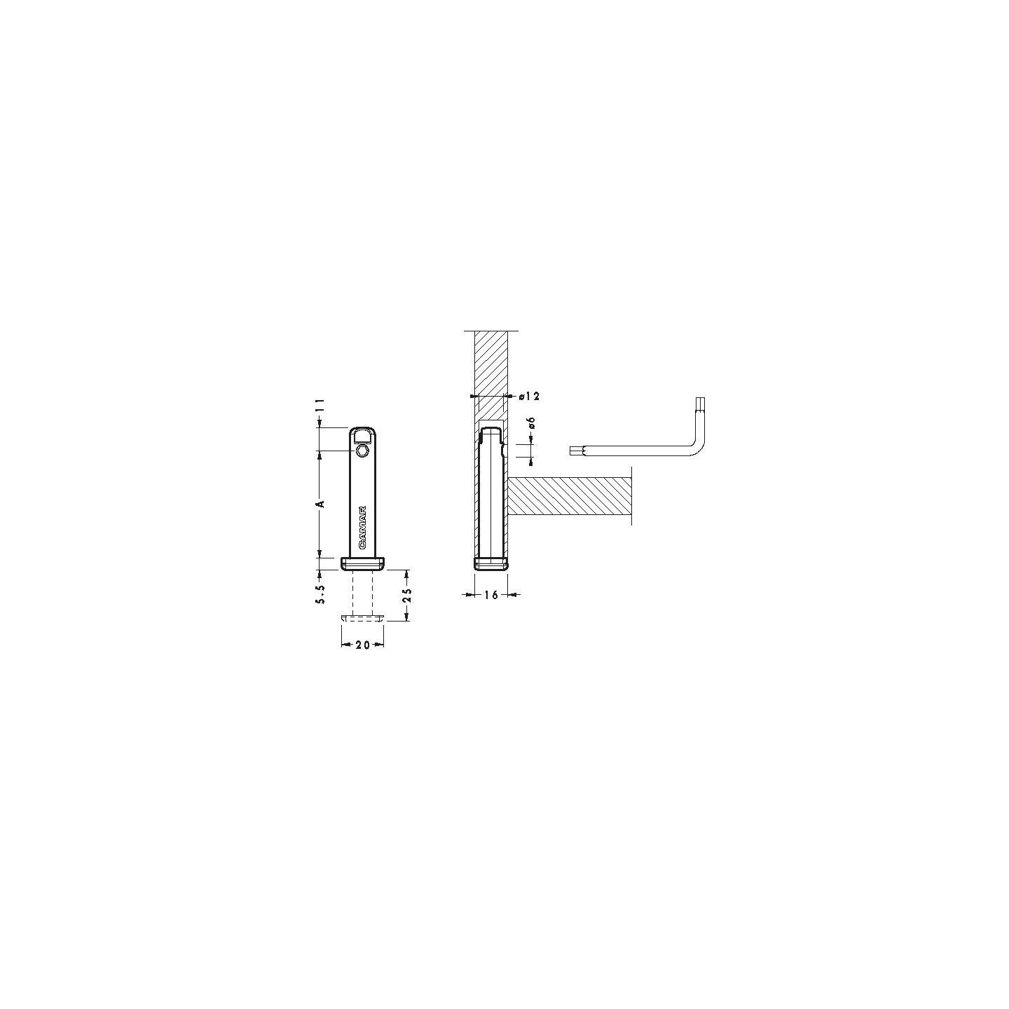 Livellatore centro spalla