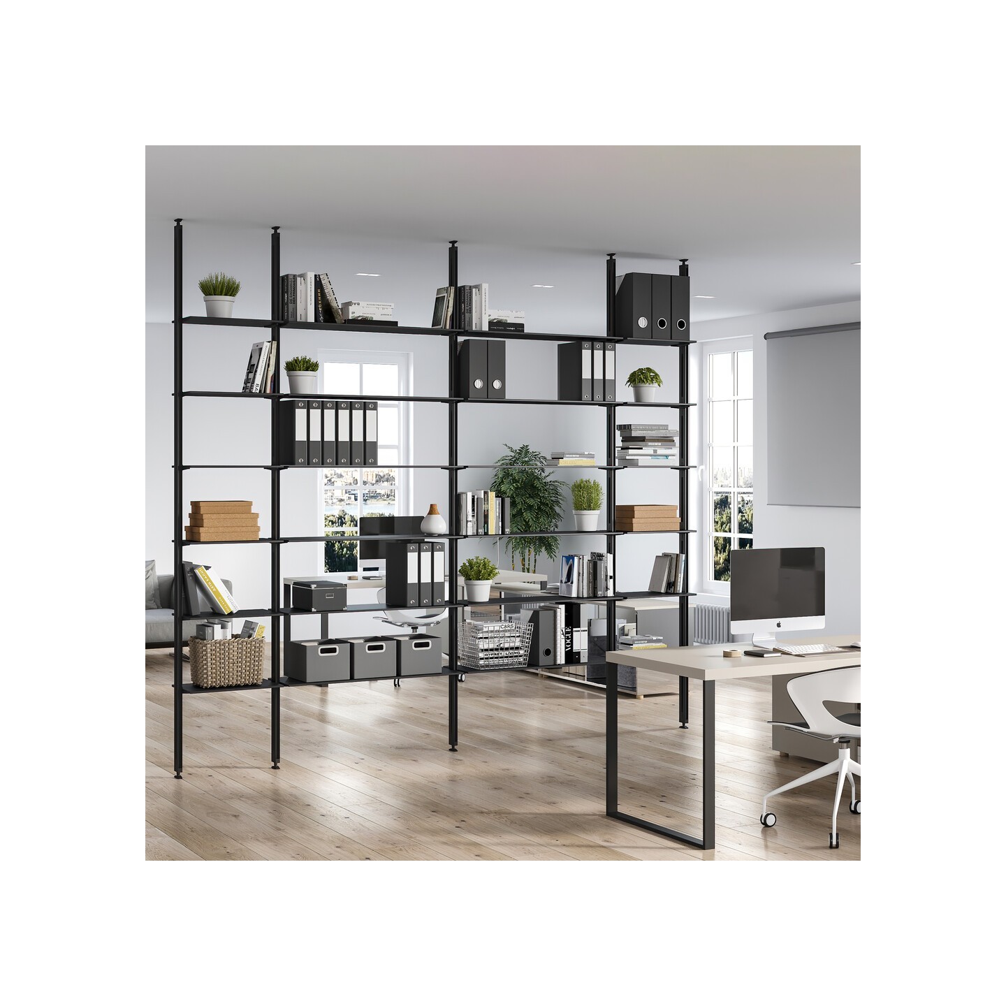 SET 3 PROF.ZERO NERO RAL9005 2900MM