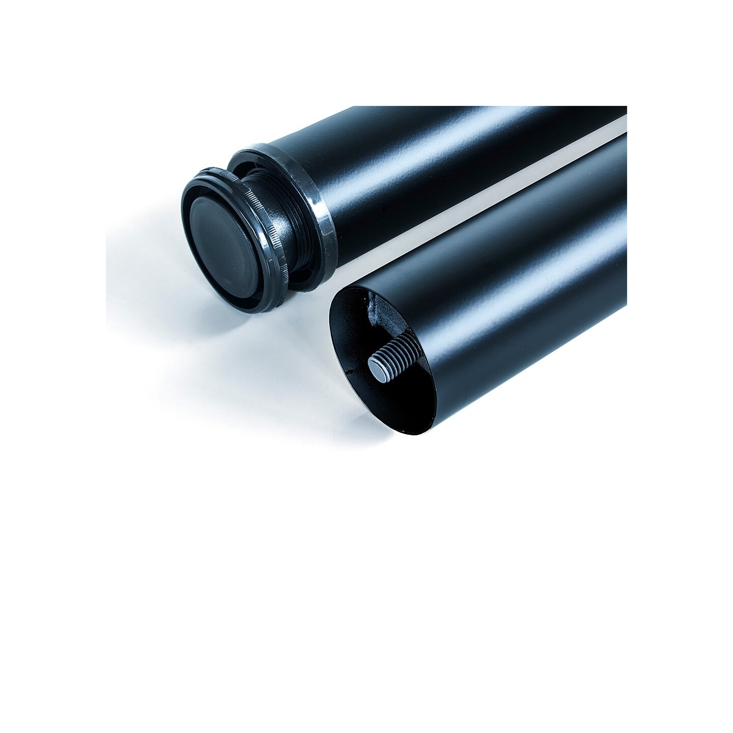 KIT 4 GAMBE TAVOLO NERO Ø60X710