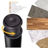 KIT 4 GAMBE TAVOLO NERO Ø60X710