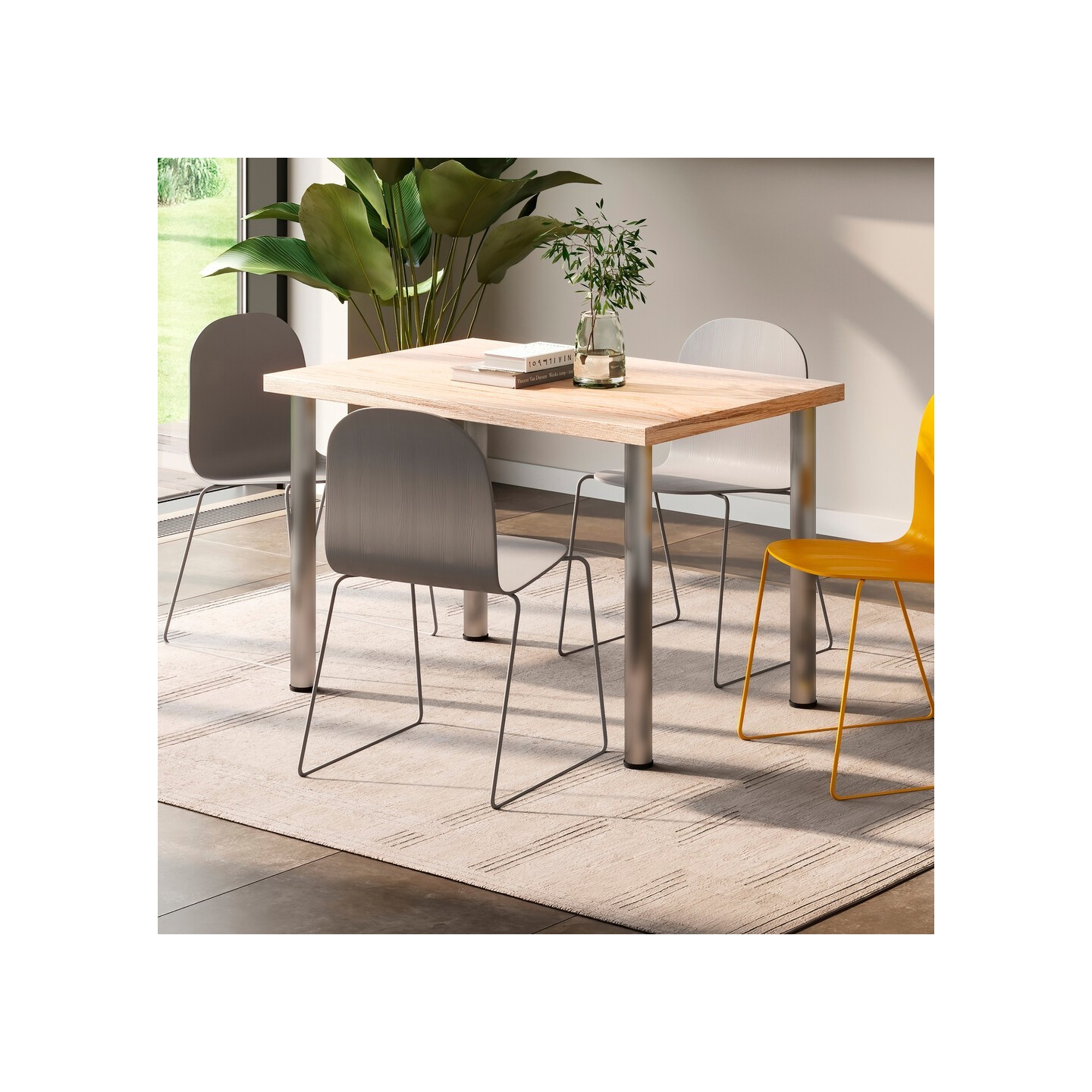 GAMBA(1) TAVOLO SPAZZOLATA Ø60X870MM