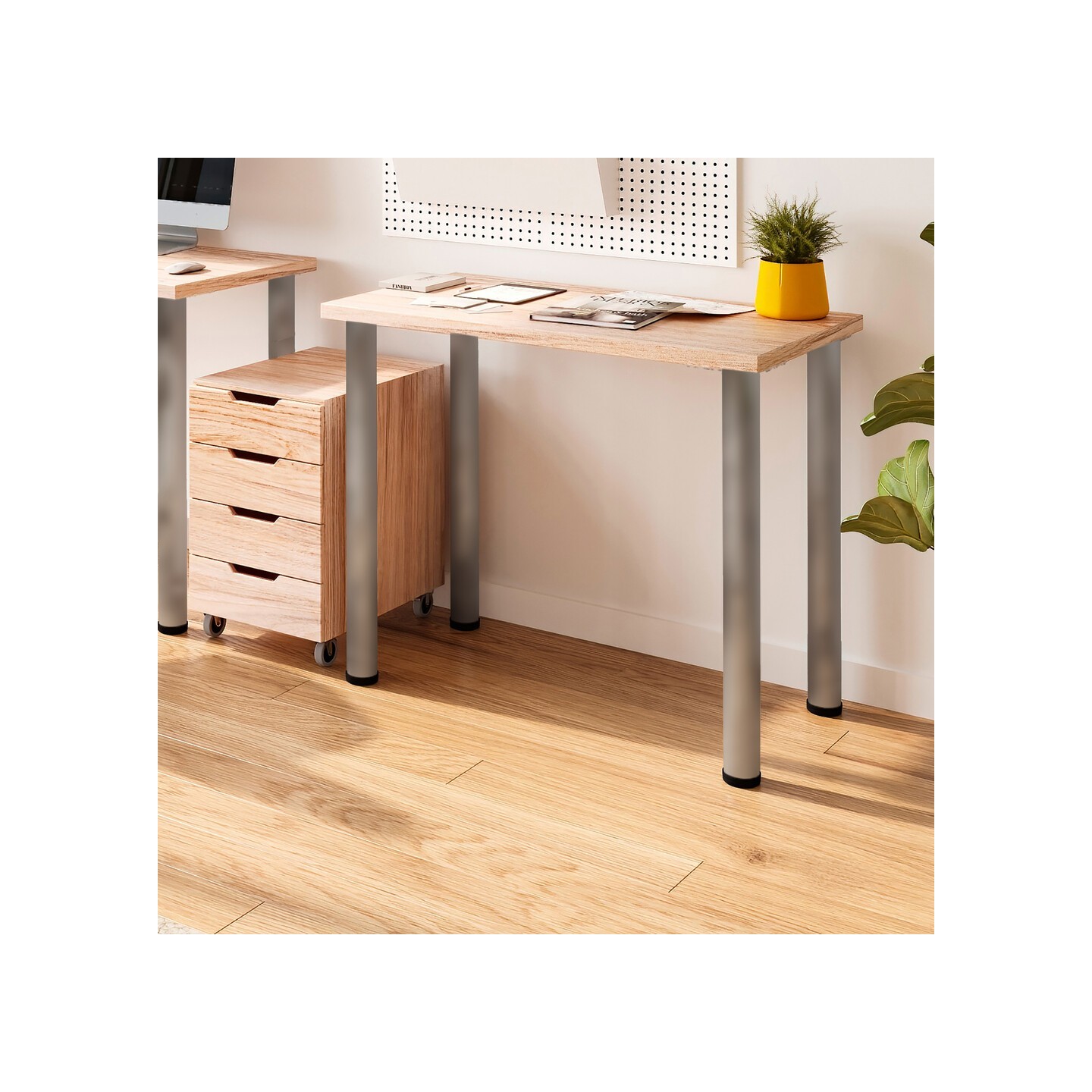 GAMBA(1) TAVOLO SPAZZOLATA Ø60X870MM