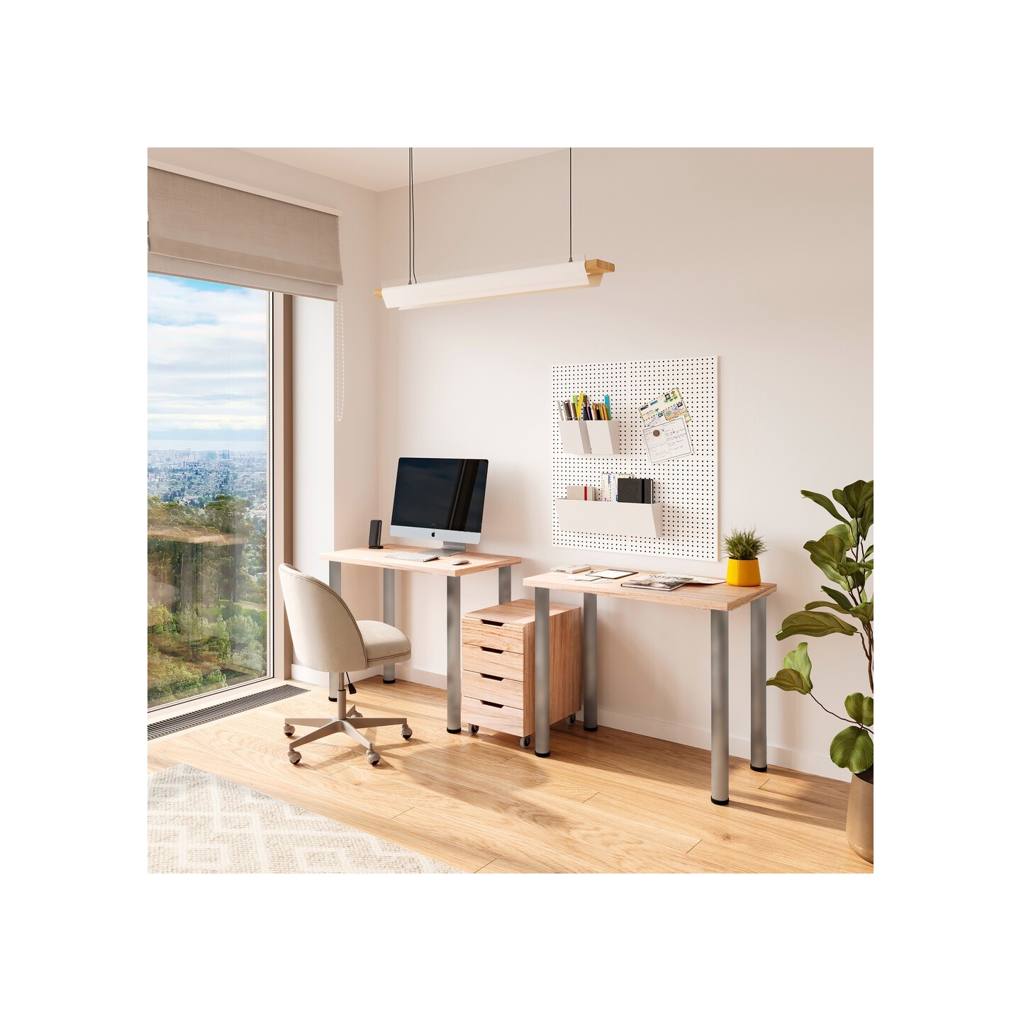 GAMBA(1) TAVOLO SPAZZOLATA Ø60X870MM