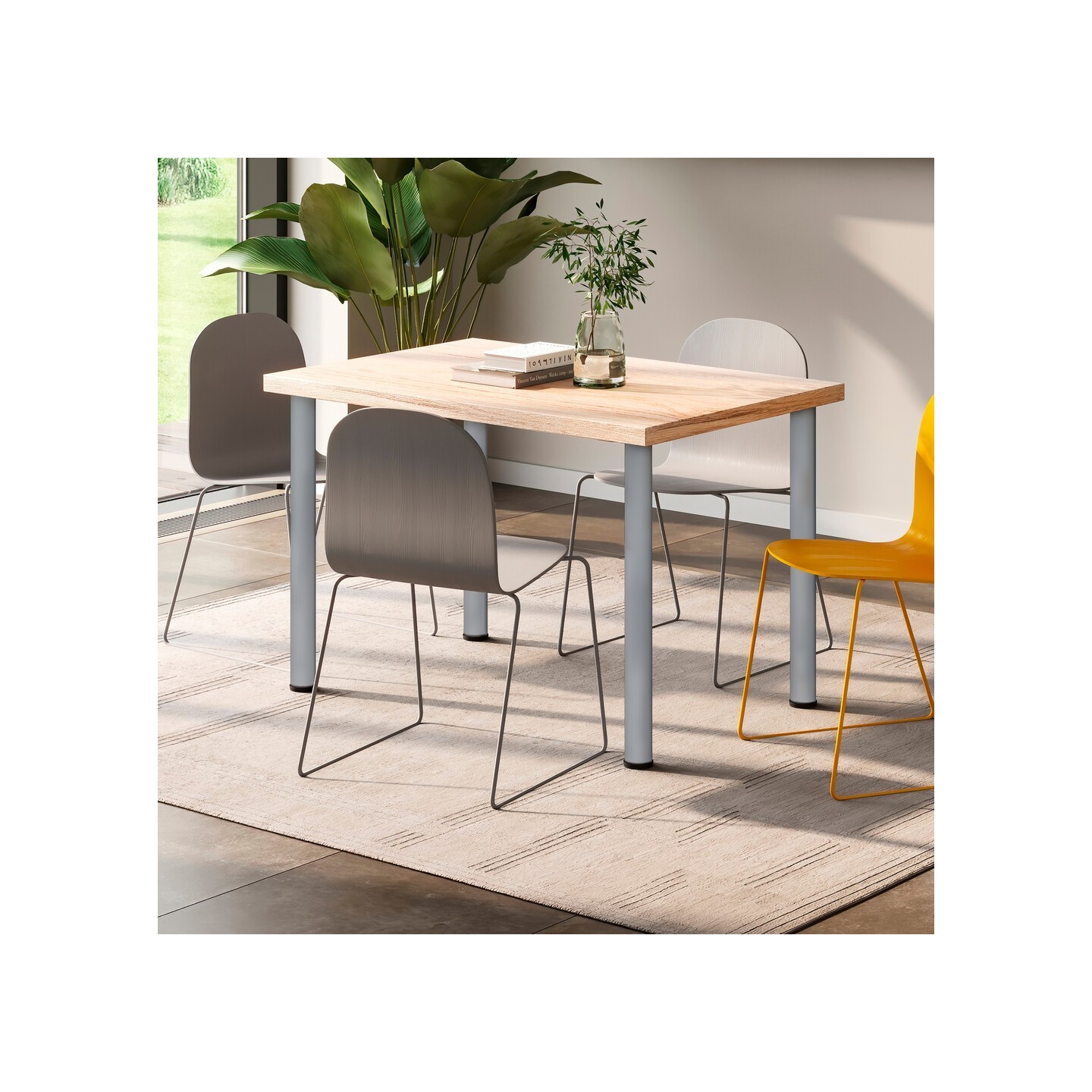 GAMBA(1) TAVOLO VERN.ALLUMINIO Ø60X870MM