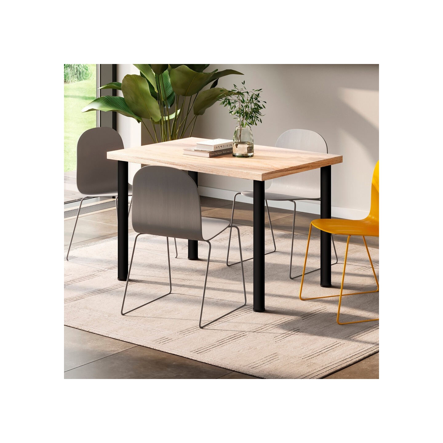 GAMBA(1) TAVOLO VERN.NERA Ø60X870MM