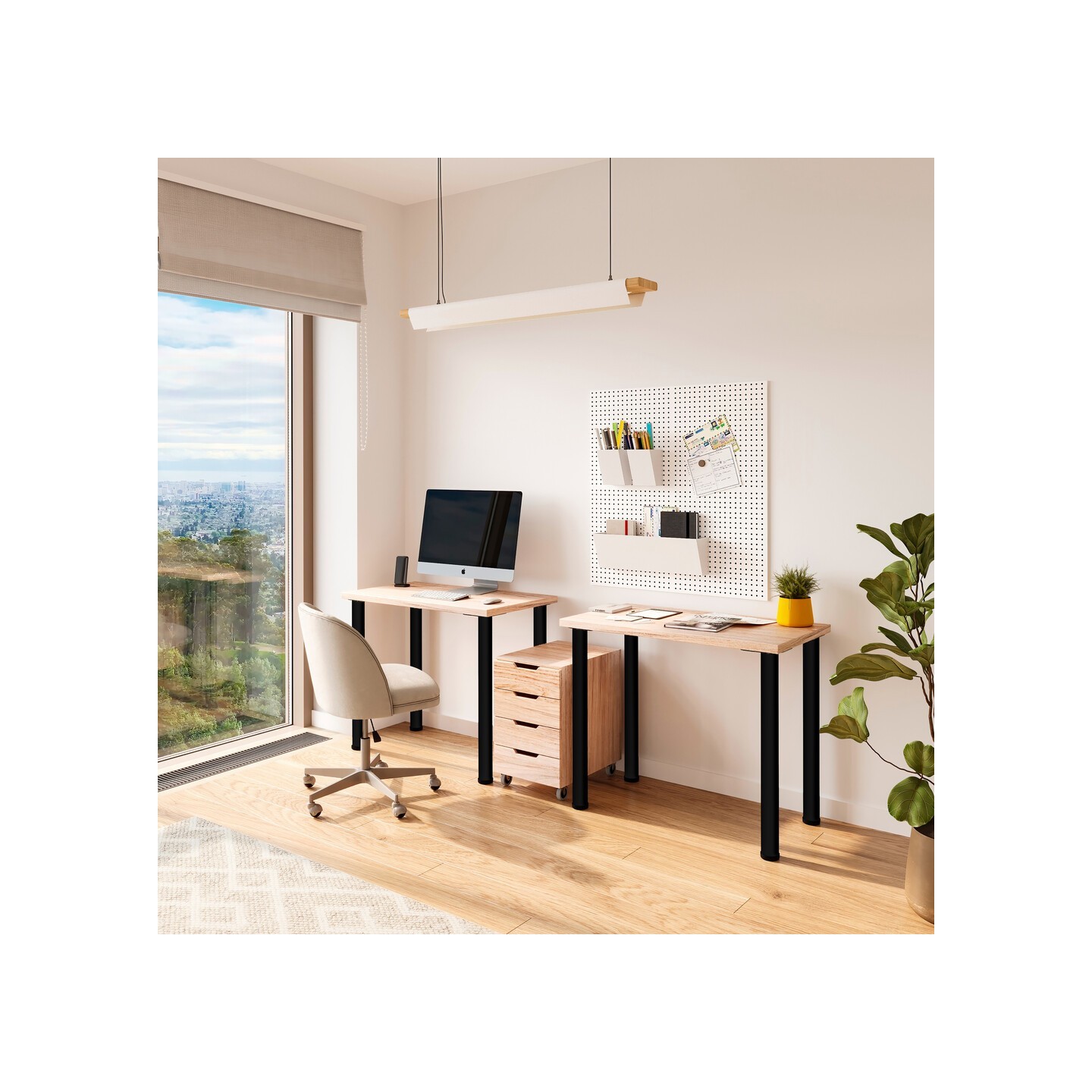 GAMBA(1) TAVOLO VERN.NERA Ø60X870MM