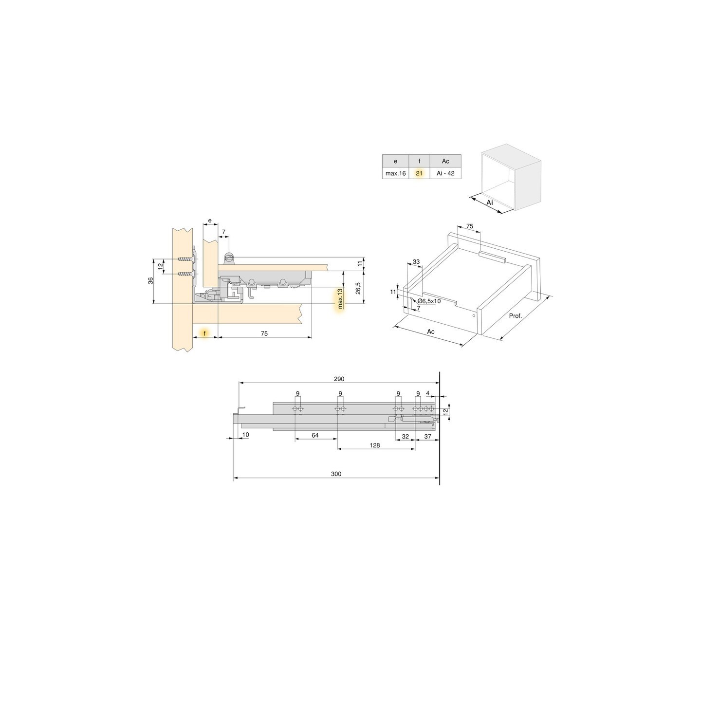 GUIDA E.T. SILVER SOFT 3D 290MM