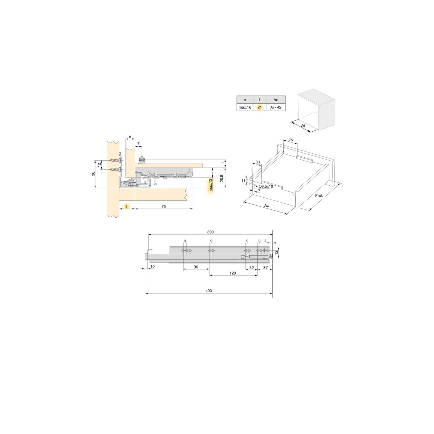 GUIDA E.T. SILVER SOFT 3D 390MM