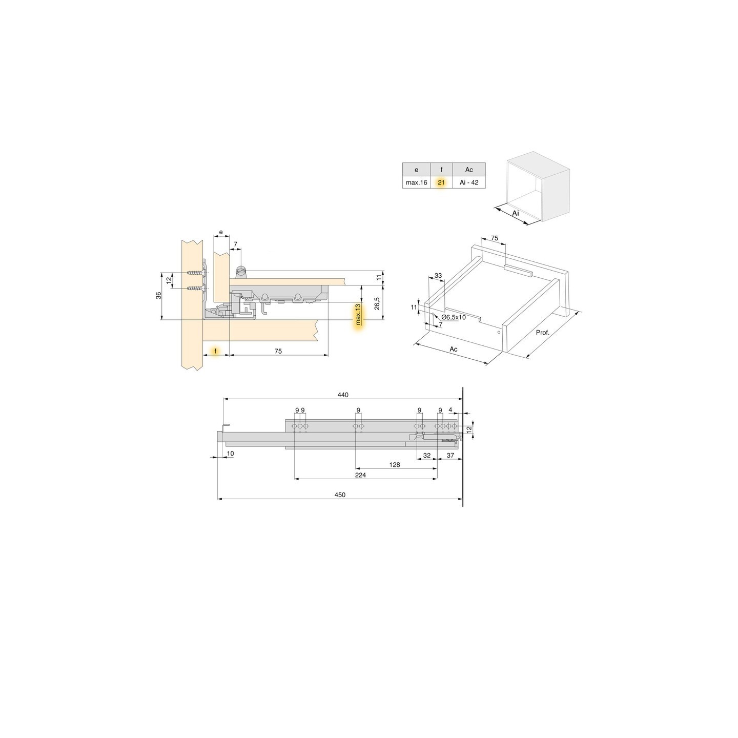 GUIDA E.T. SILVER SOFT 3D 440MM