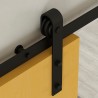 BARN PORTA SCOR. RUSTICO NERO 2MT