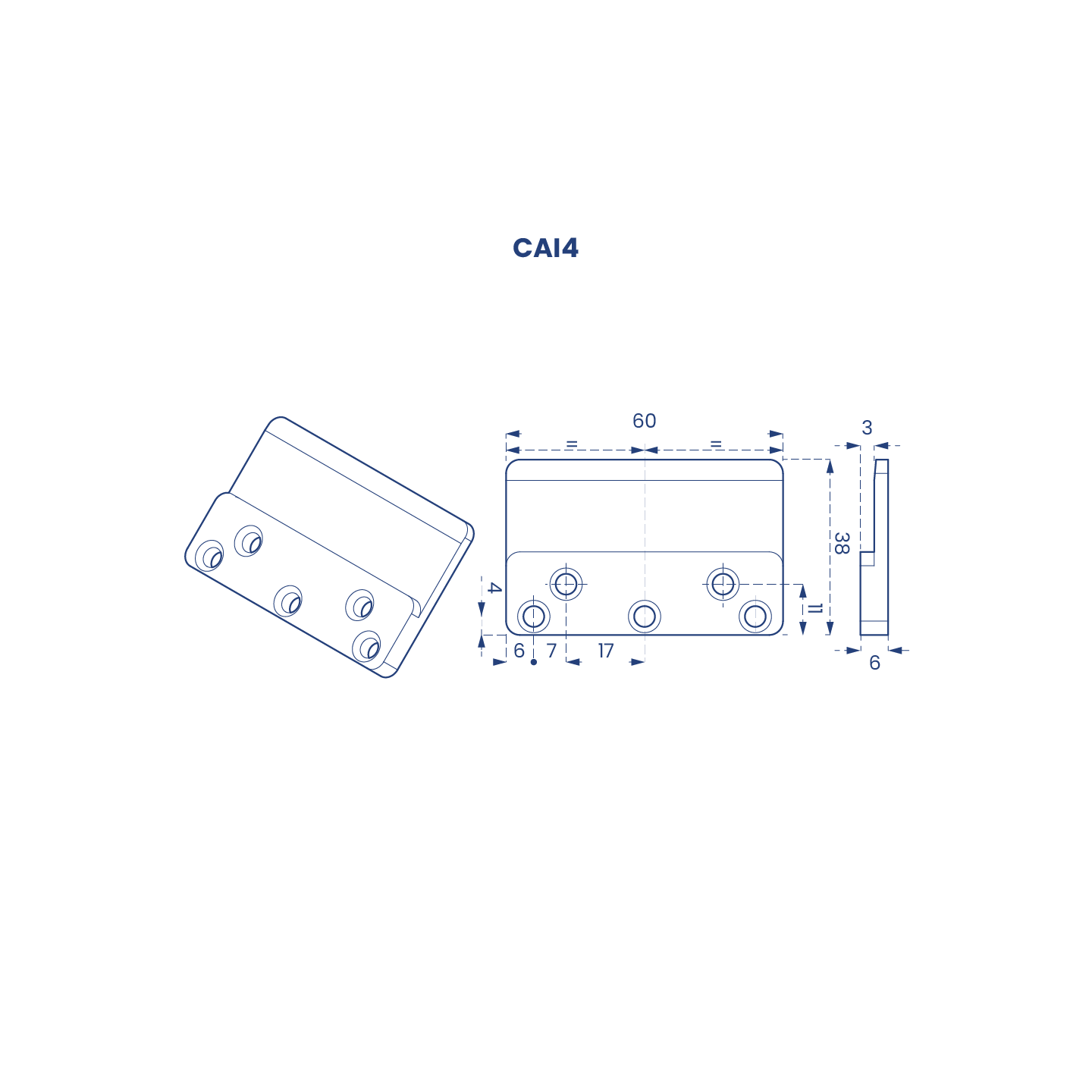 COPPIA ATT. INNESTO CAI 4MM