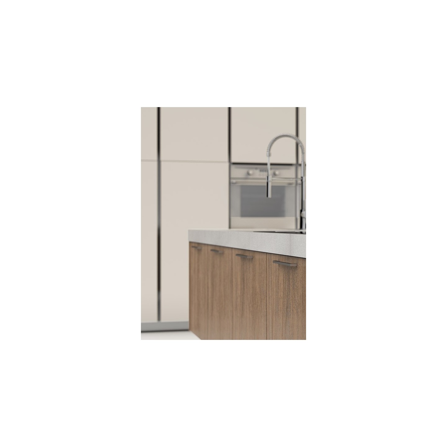 MANIGLIA QUADRO CROMO INT.128