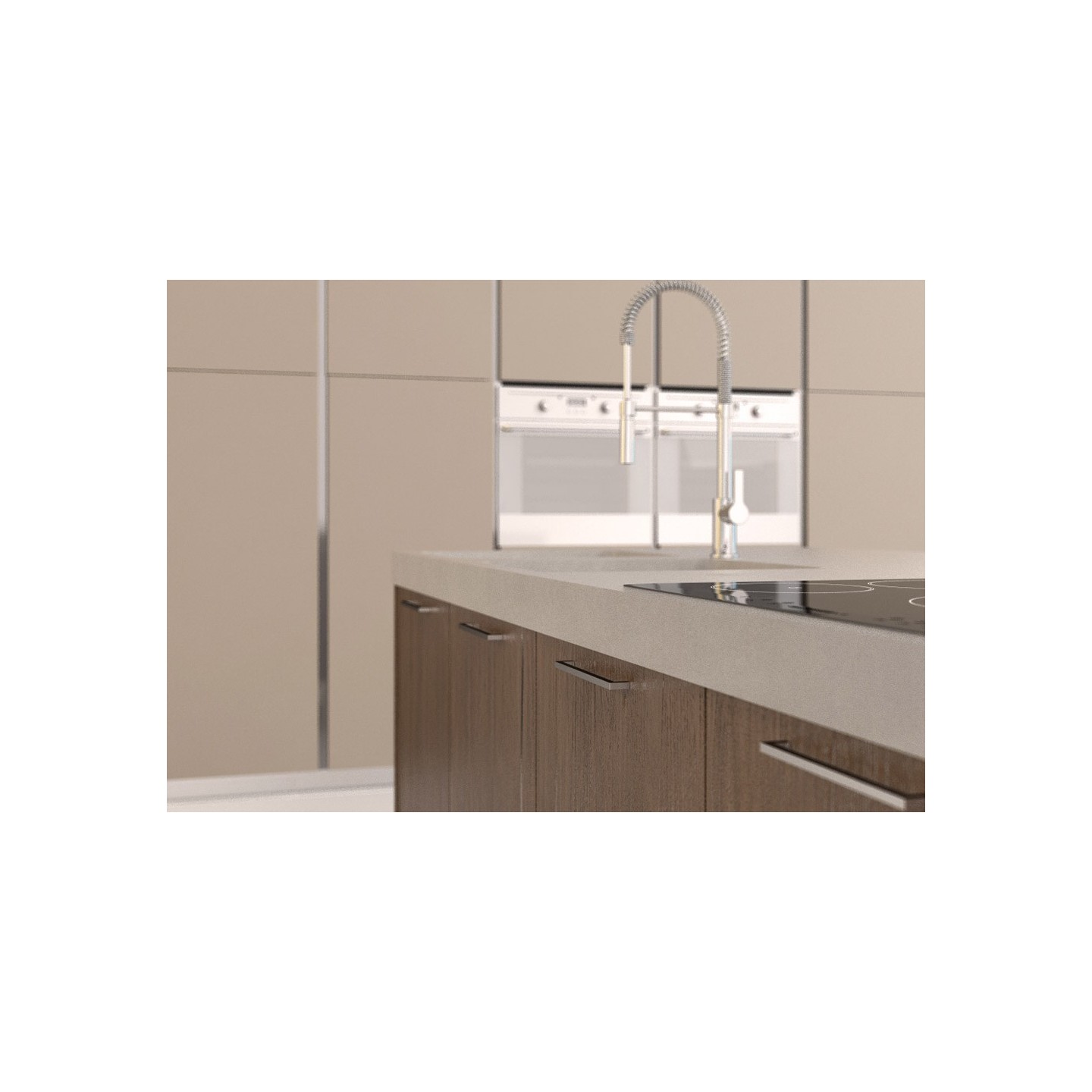 MANIGLIA QUADRO CROMO INT.128