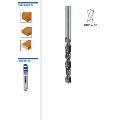 Punta per legno serie corta