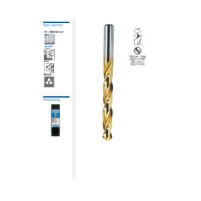 Punta HSS-G DIN 338 TITANIO