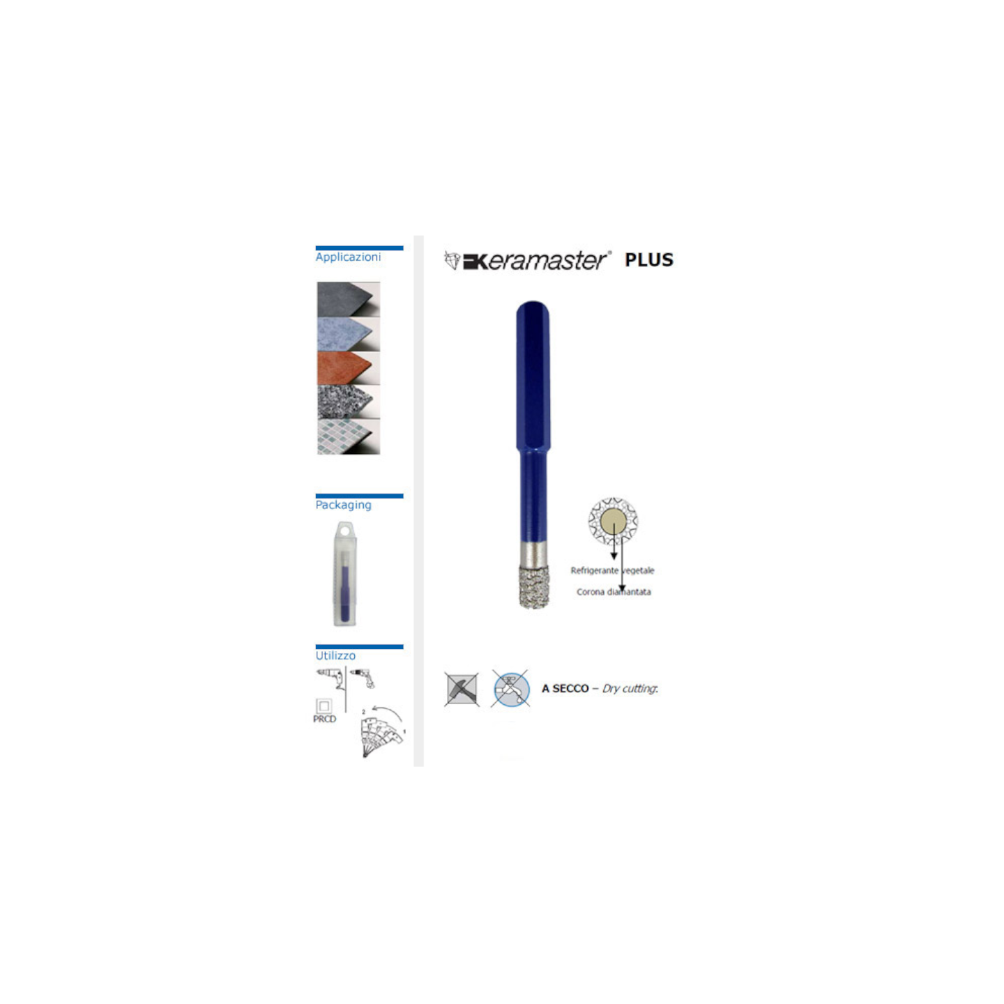 Fresa diamantata KERA-PLUS