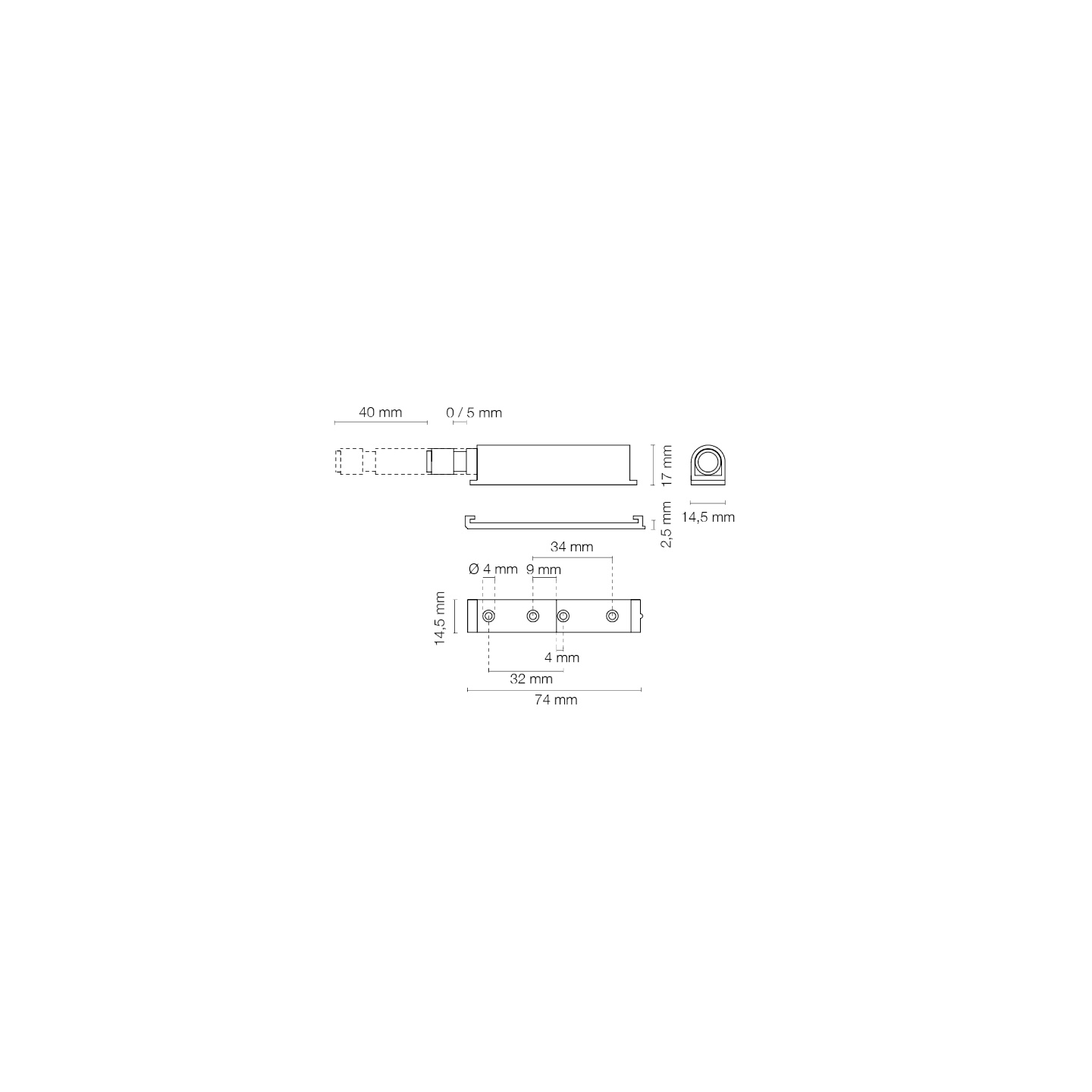 Premi apri magnetico