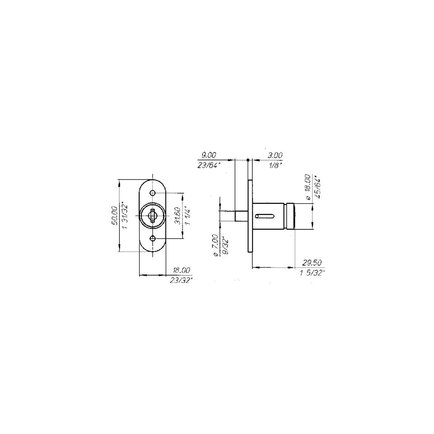 Serratura scorrevoli