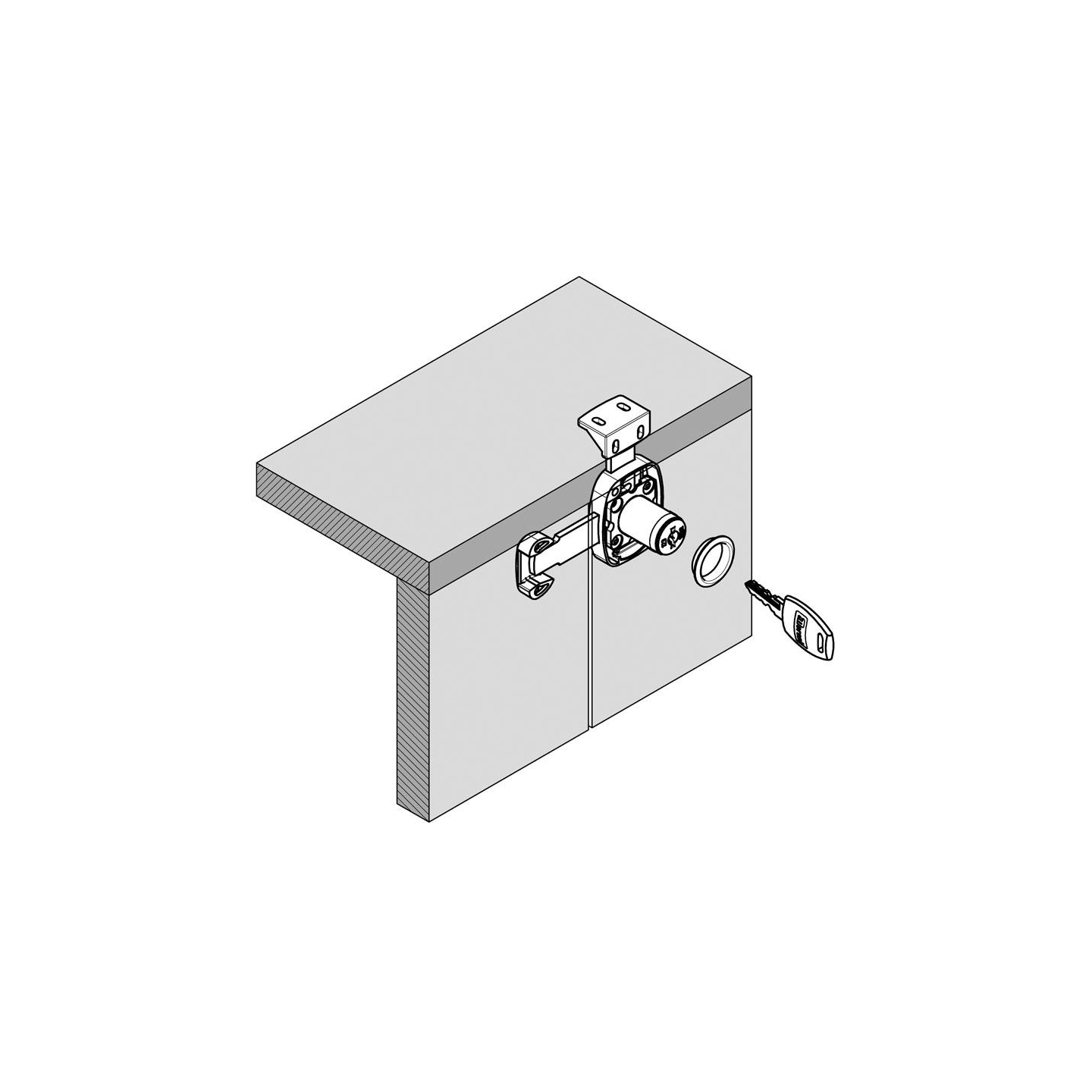 Serratura 2 catenacci