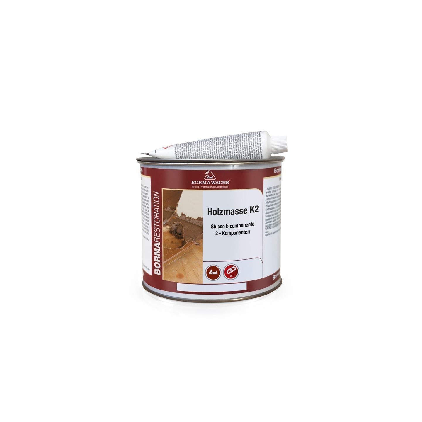 Stucco per legno bicomponente