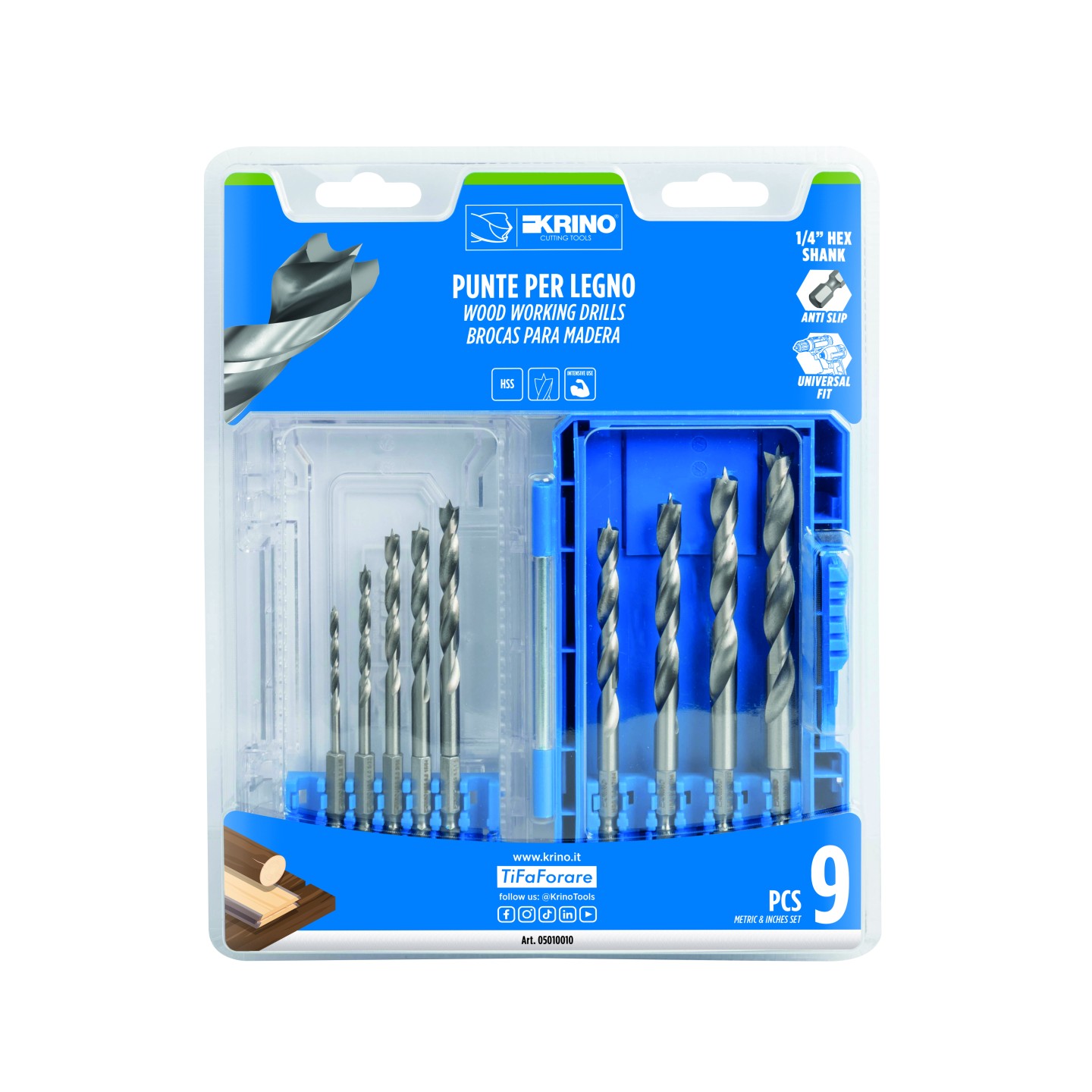 PUNTA ELICOIDALE HSS DIN 338 Ø 2,0